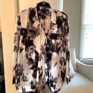 Banana Republic Dillon Button Down Shirt, Petite M